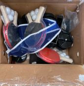 Box of assorted table tennis spares *PLUS VAT*