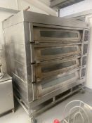 MONO 4 DECK BAKERY OVEN, 3 PHASE ELECTRIC *NO VAT*