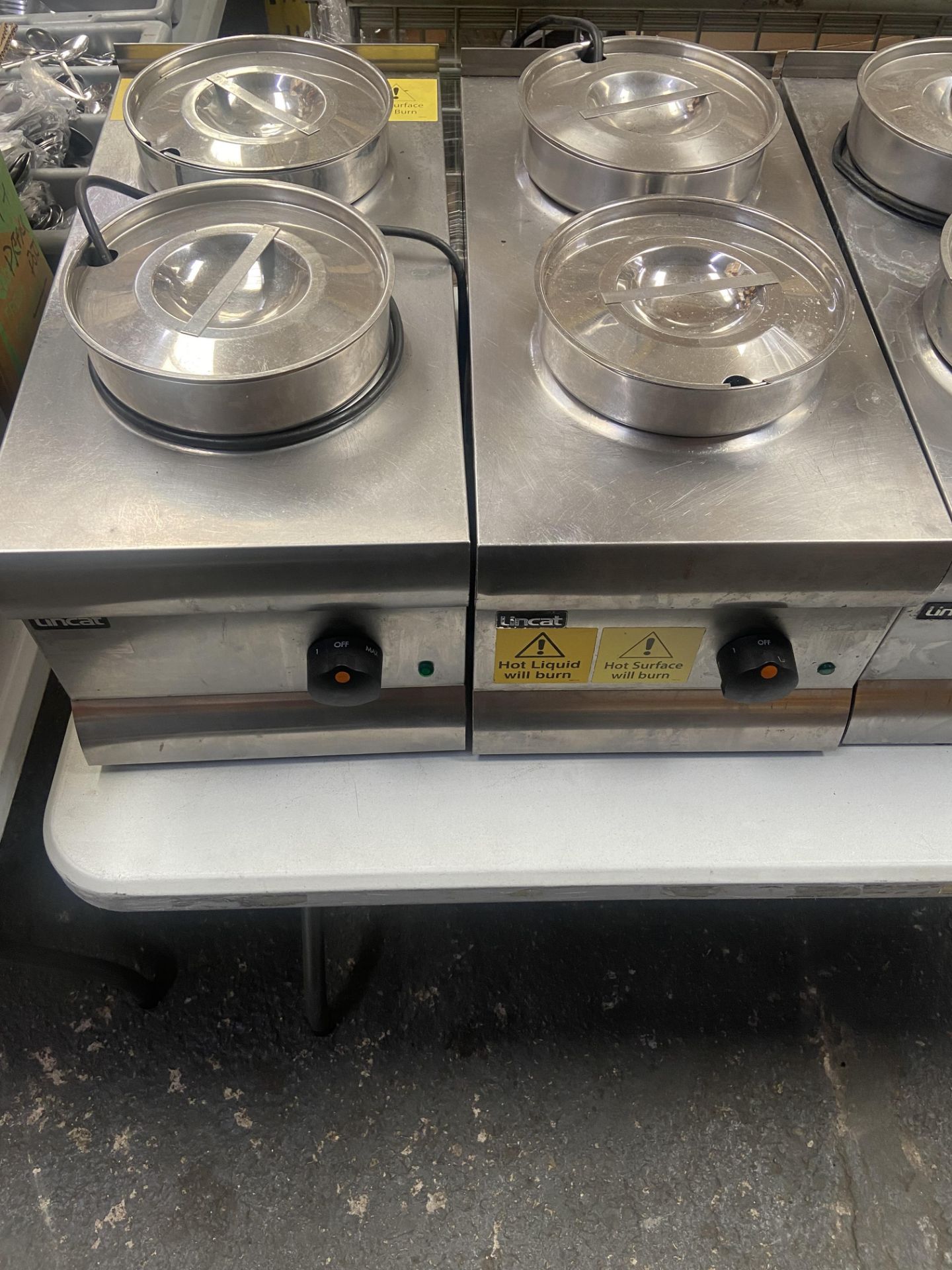 LINCAT ELECTRIC 2 POT BAIN MARIE, GOOD WORKING ORDER *NO VAT*