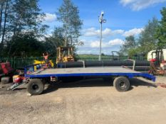 BEAVER TAIL TWIN AXLE TRAILER, 16ft long, 7 ft wide "PLUS VAT"