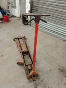 5 TON TROLLEY JACK, NO RESERE *PLUS VAT*