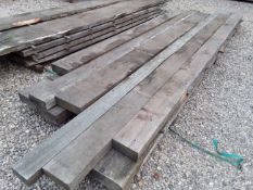 17xSOFTWOOD AIR DRIED SAWN TIMBER DOUGLAS FIR WANEY EDGE/LIVE EDGE/SQUARE EDGE BEAMS/BOARDS *NO VAT*