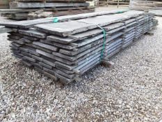 40X HARDWOOD AIR DRIED TIMBER WANEY EDGE / LIVE EDGE ENGLISH OAK BOARDS / PLANKS *NO VAT*