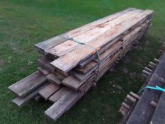 35X HARDWOOD AIR DRIED SAWN SQUARE EDGED ENGLISH OAK BOARDS / TIMBER PLANKS *NO VAT*