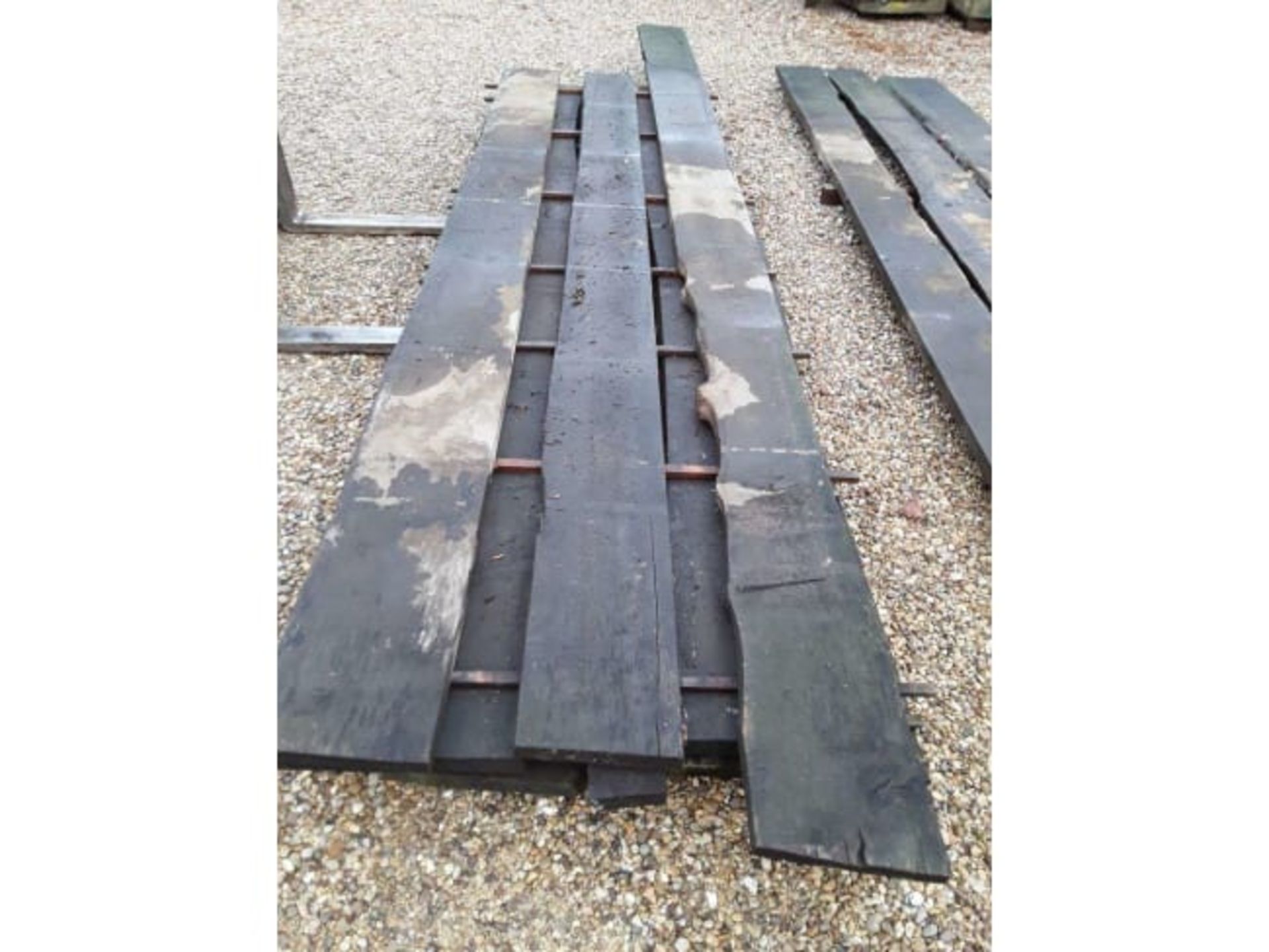 12X HARDWOOD AIR DRIED SAWN WANEY EDGE / LIVE EDGE ENGLISH OAK BOARDS / PLANKS *NO VAT*