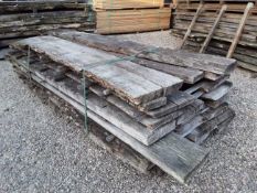 24X HARDWOOD TIMBER AIR DRIED SAWN WANEY EDGE/ LIVE EDGE ENGLISH OAK BOARDS / SLABS *NO VAT*