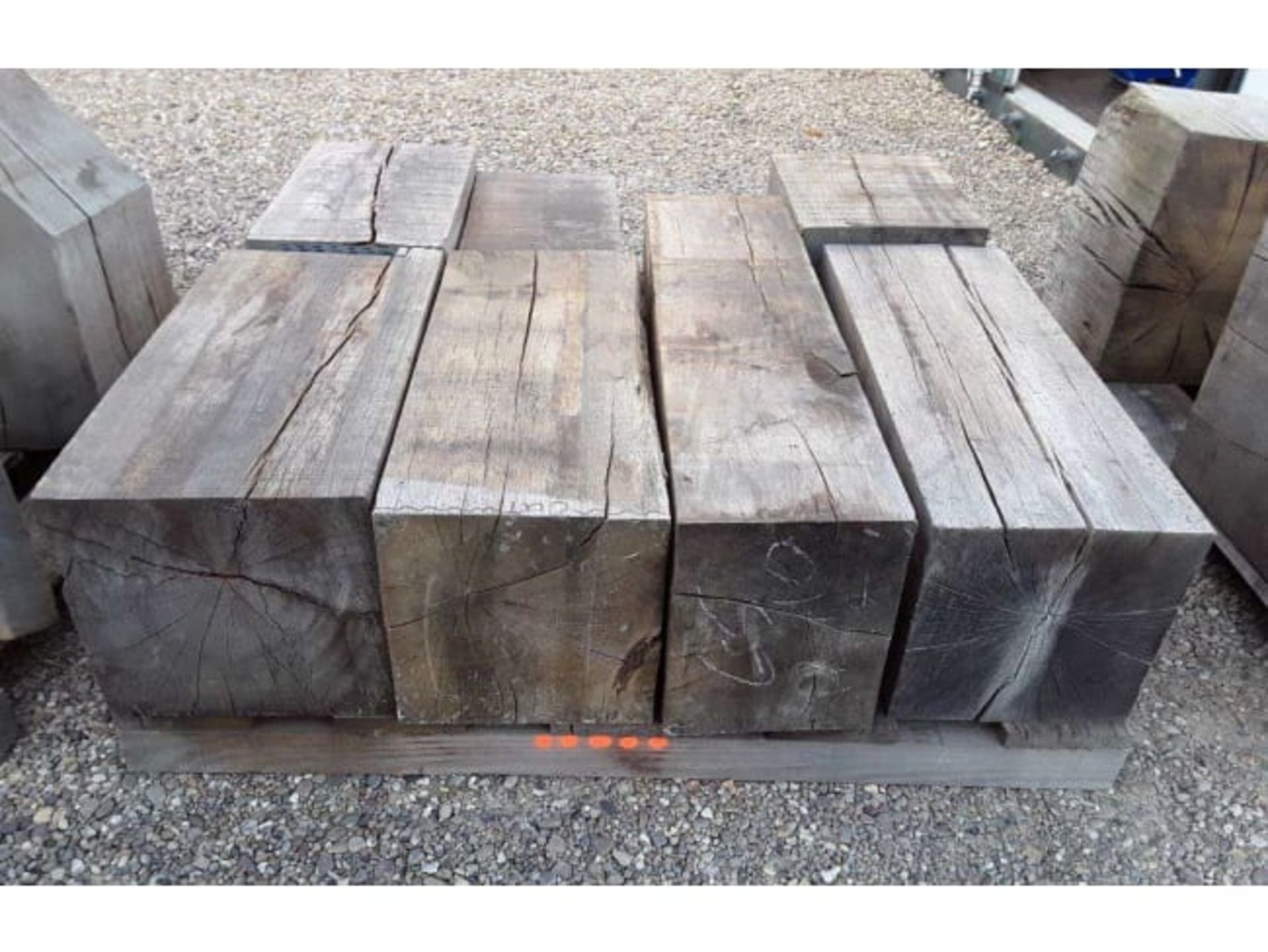 7X JOB LOT HARDWOOD TIMBER DRY ENGLISH OAK / BLOCKS *NO VAT *