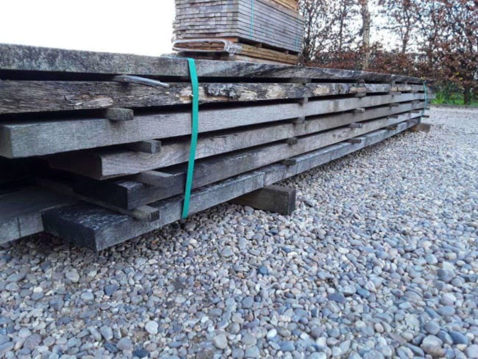 30X HARDWOOD SAWN TIMBER AIR DRIED WANEY EDGE/ SQUARE EDGE ENGLISH OAK BOARDS / SLABS *NO VAT*