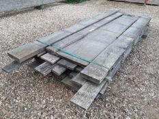 30x HARDWOOD AIR DRIED TIMBER SAWN WANEY EDGE / LIVE EDGE ENGLISH OAK BOARDS / PLANKS *NO VAT*