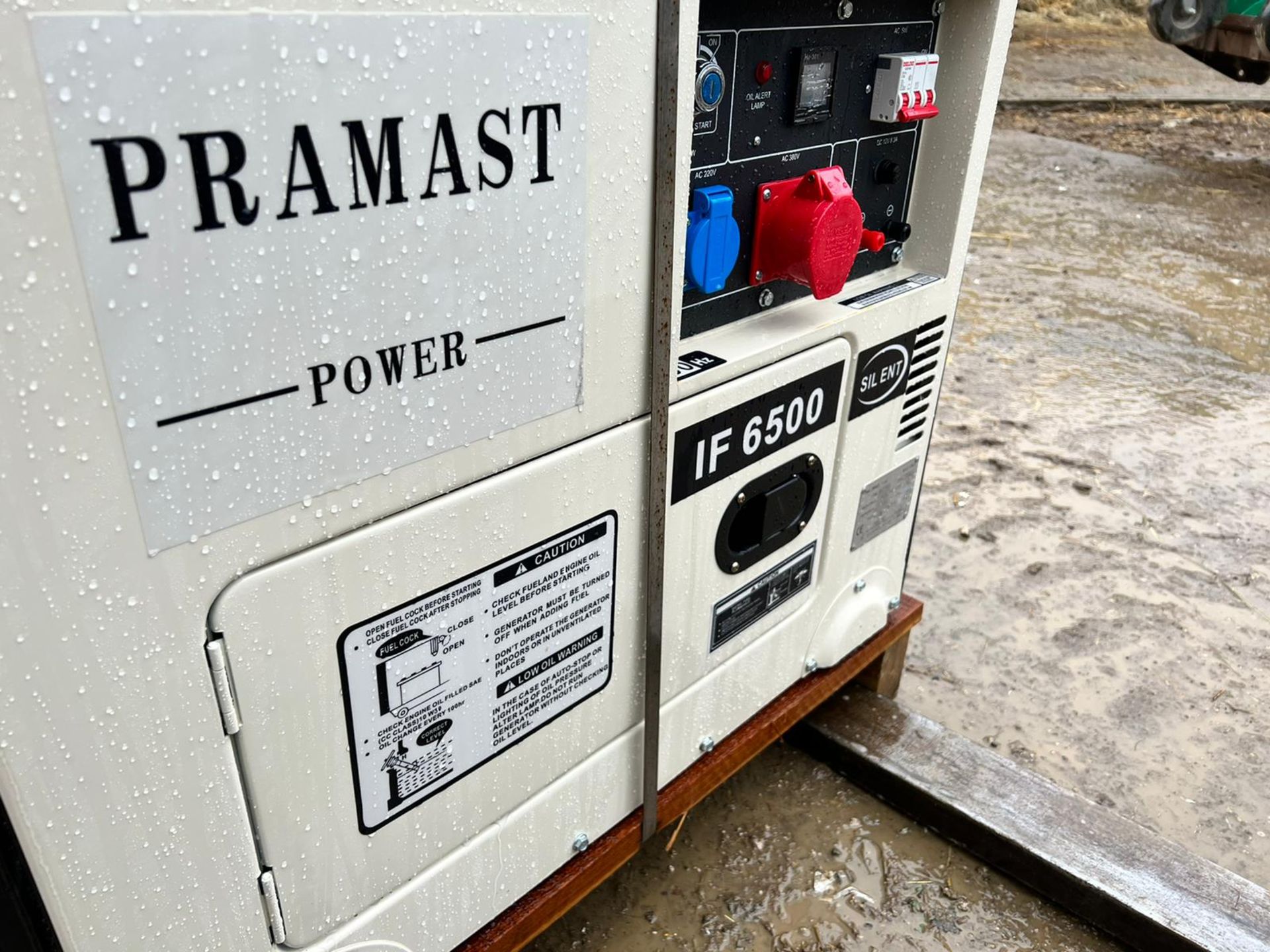 New And Unused Pramast 6.5Kva Diesel Generator, 220 And 380 Volts *PLUS VAT* - Image 7 of 7