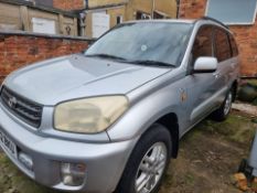 2002 TOYOTA RAV4 GX VVTI SILVER ESTATE, 123,658 MILES, MANUAL *NO VAT*