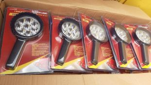 BRAND NEW AND SEALED 10 x TRUCK / CAR SEARCH LIGHTS, LED 24v AND 12v *NO VAT*