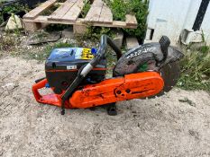 2017 HUSQVARNA K760 PETROL DISC CUTTER, RUNS AND WORKS, C/W 12" BLADE *PLUS VAT*