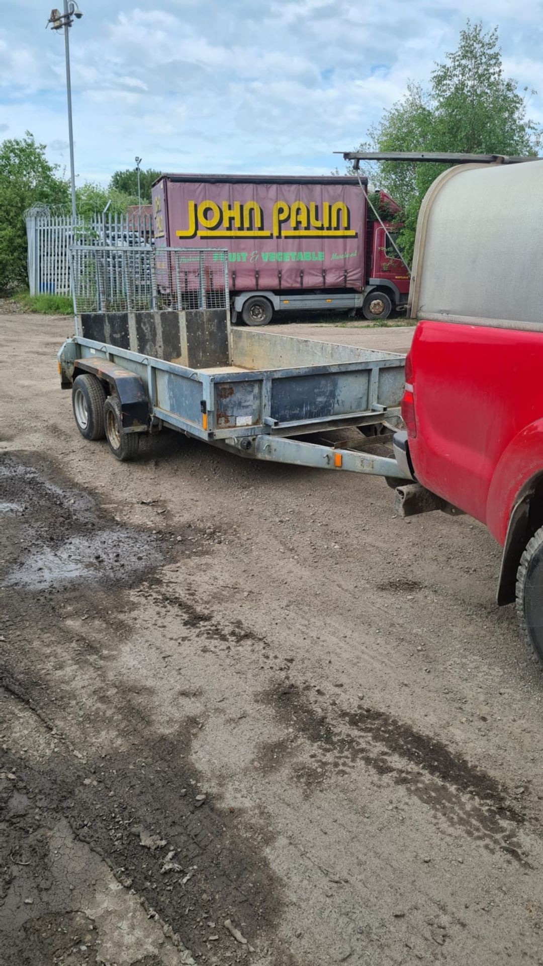 3.5 ton twin axle plant trailer new floor £750 "PLUS VAT" - Image 2 of 7