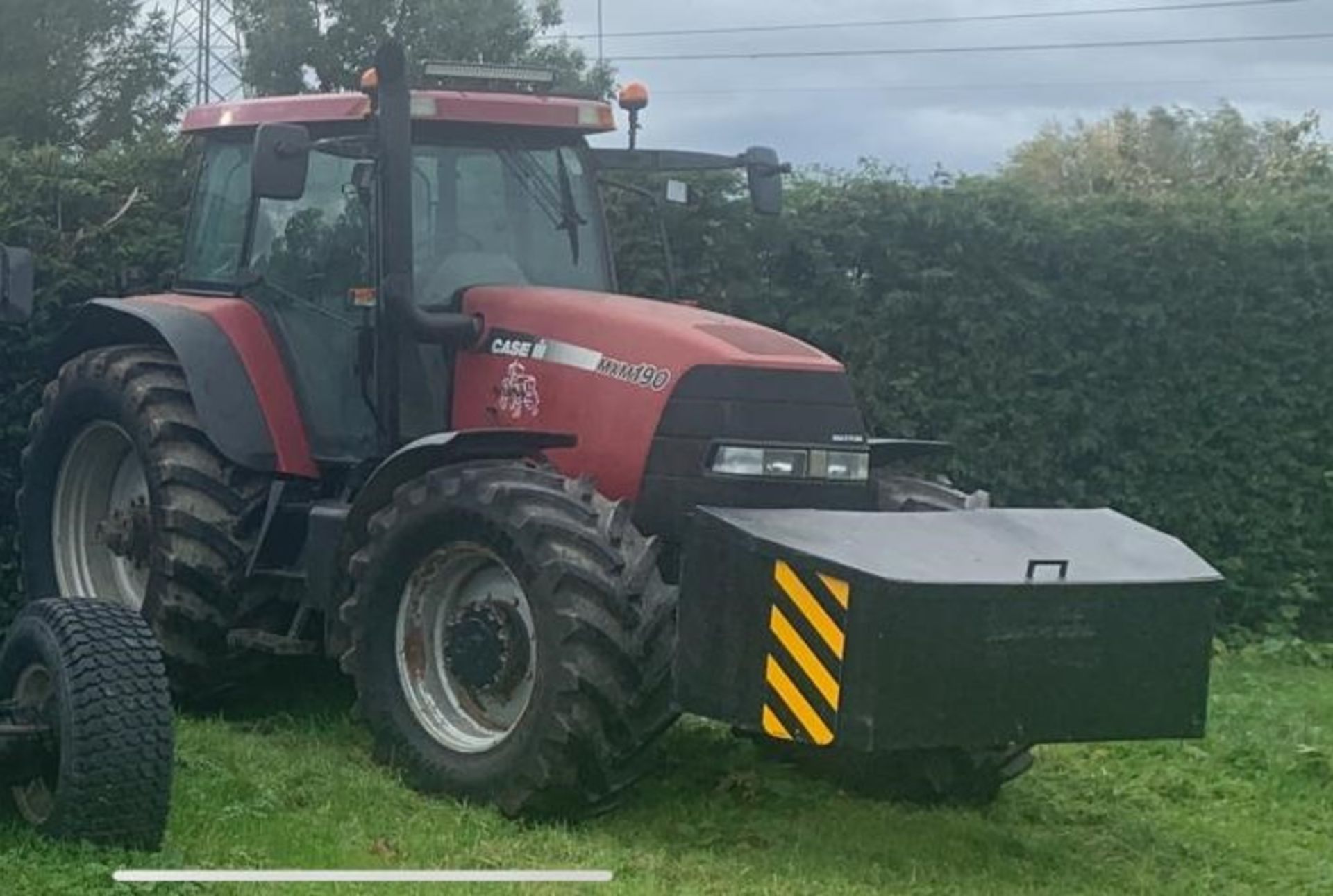 CASE MX190 TRACTOR, SHOWING 8900 HOURS, (TRAILER NOT INCLUDED) *PLUS VAT* - Image 2 of 6