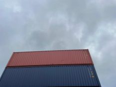 2X 2021 40FT HIGH CUBE CONTAINER, BRAND NEW USED ONCE *PLUS VAT*
