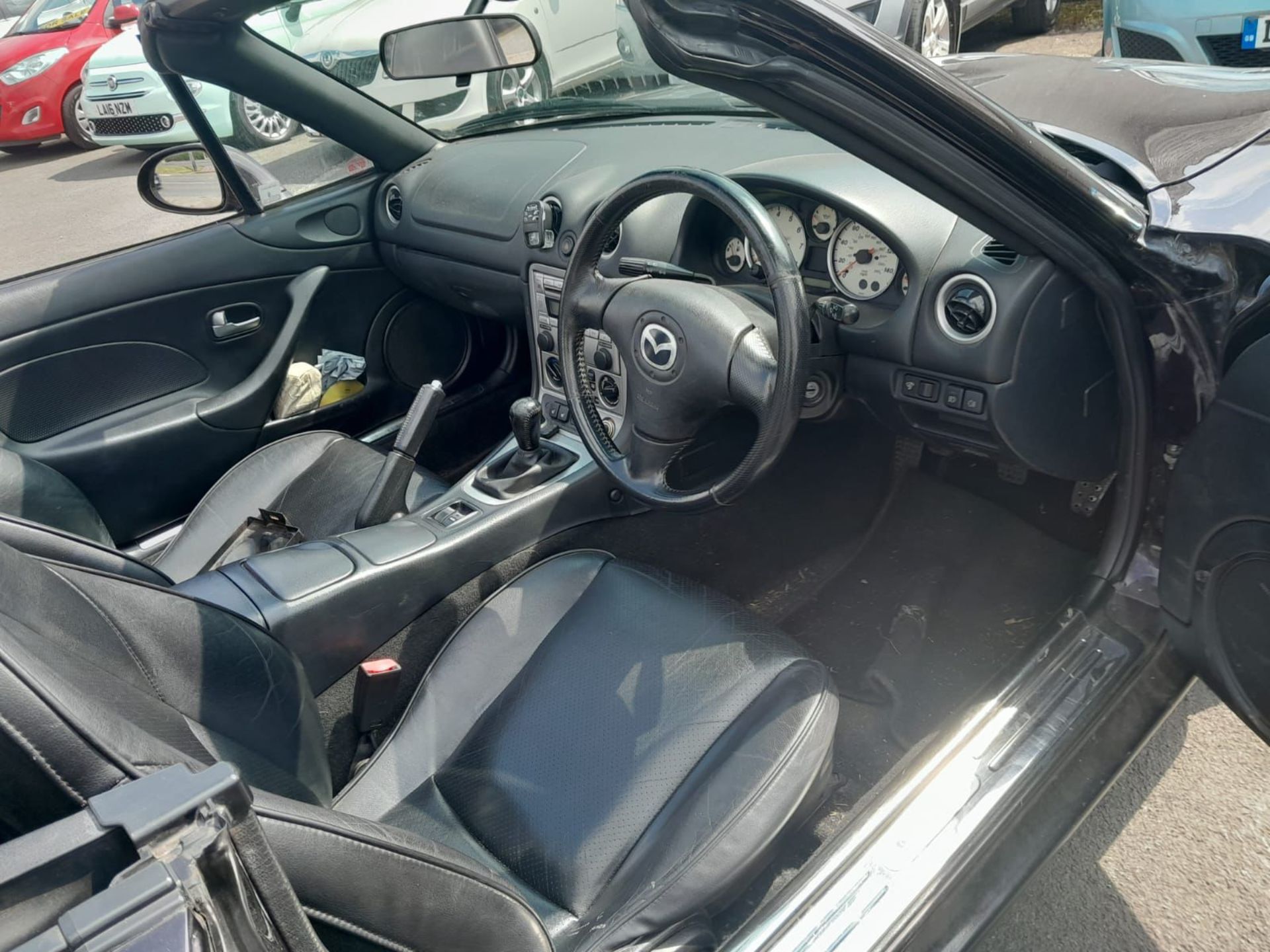 2005 MAZDA MX-5 S-VT SPORT MAROON CONVERTIBLE *NO VAT* - Image 8 of 8