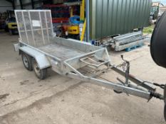 INDESPENSION PLANT TRAILER, 1600kg, 4'2" X 8'2" bed, Good condition *NO VAT*