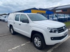 2015/65 VOLKSWAGEN AMAROK STARTLINE TDI4MOTION DC WHITE PICK UP *PLUS VAT*