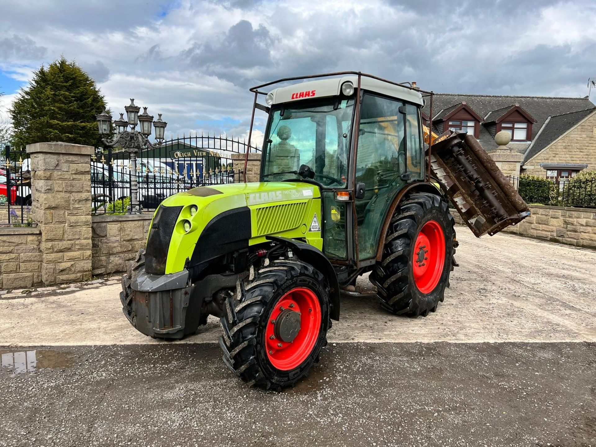 2008 Claas Nectis 267F 97HP 4WD Compact Tractor With Reco Ferri TIG 120 Hedge Cutter *PLUS VAT* - Image 6 of 25
