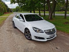 2014/64 VAUXHALL INSIGNIA LTD ED CDTI ECO S/S WHITE HATCHBACK, 67,223 MILES *NO VAT*