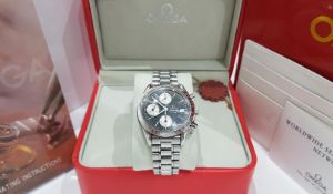 OMEGA SPEEDMASTER CHRONOGRAPH AUTOMATIC MENS WATCH, BOX NO VAT