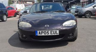 2005 MAZDA MX-5 S-VT SPORT MAROON CONVERTIBLE *NO VAT*