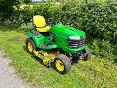 2013 John Deere X758 24HP 4WD Ride On Mower, Runs Drives And Cuts, Showing A Low 950 Hours!