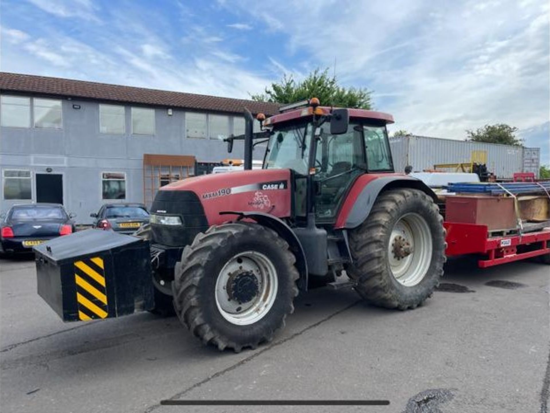 CASE MX190 TRACTOR, SHOWING 8900 HOURS, (TRAILER NOT INCLUDED) *PLUS VAT* - Image 5 of 6