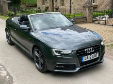 2012 AUDI A5 S LINE TDI CVT GREY CONVERTIBLE, 2.0 DIESEL *NO VAT*