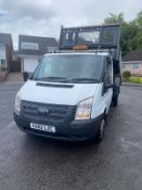 2012/62 FORD TRANSIT 100 T350 RWD WHITE TIPPER *PLUS VAT*