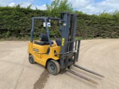 1999 CAT DP15 1.5 ton diesel forklift, 8000 hours, free lift container mast, side shift, *PLUS VAT*