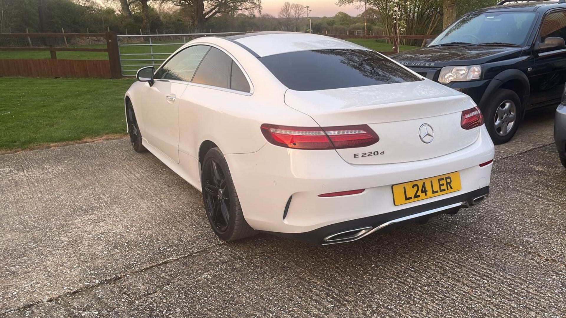 2018 MERCEDES-BENZ E 220 D AMG LINE PREMIUM AUTO WHITE COUPE, 34k miles *NO VAT* - Image 4 of 14