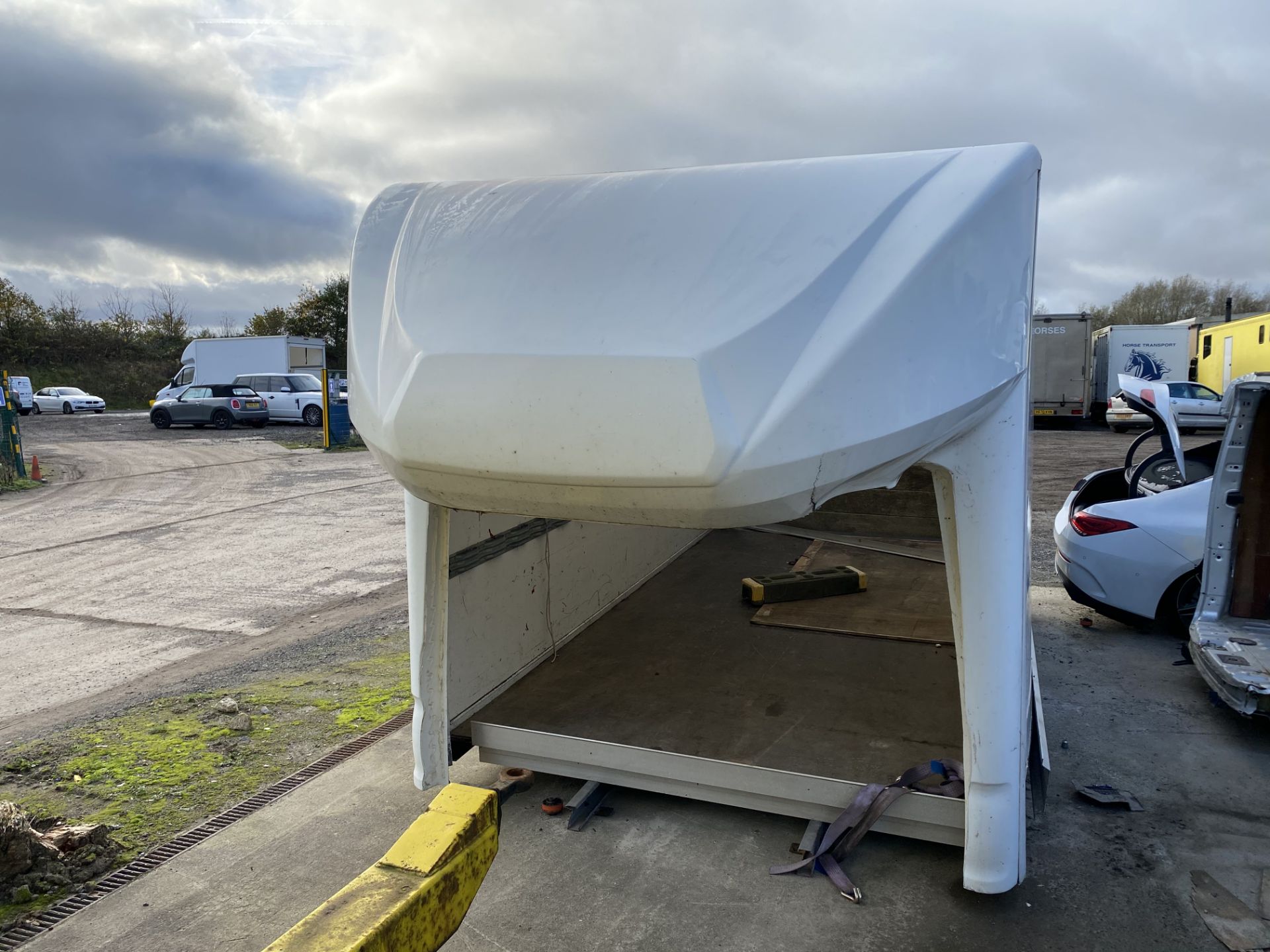 LUTON BODY WITH TAIL LIFT, TAKEN FROM A 2016 FORD TRANSIT VAN, APPROX 13FT LONG *PLUS VAT*