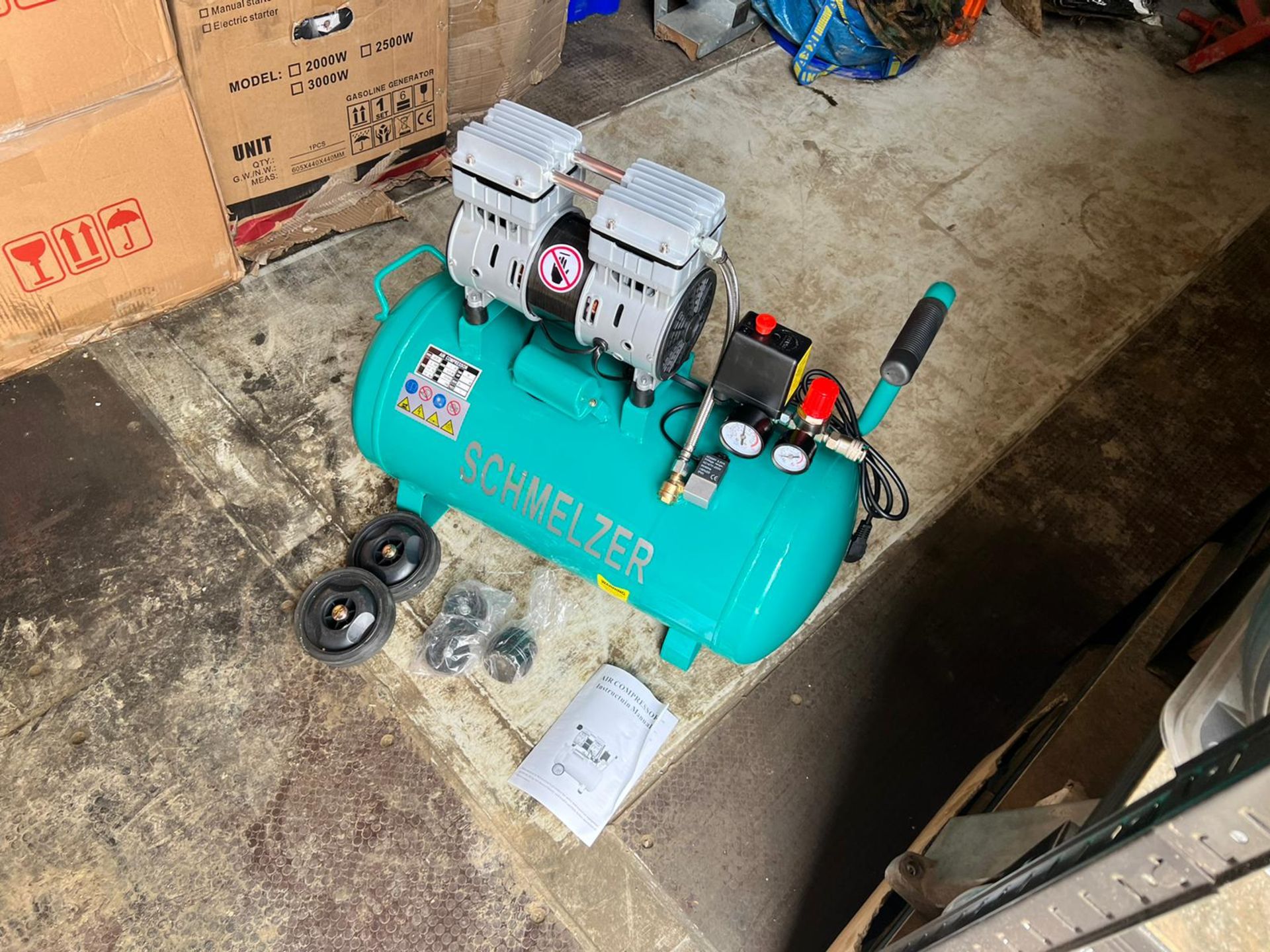 New And Unused Schmelzer JN750 Air Compressor *PLUS VAT* - Image 6 of 8