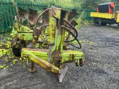 DOWDESWELL DP7C 4 FURROW REVERSIBLE PLOUGH, GOOD FURROWS, SUITABLE FOR 3 POINT LINKAGE *PLUS VAT*