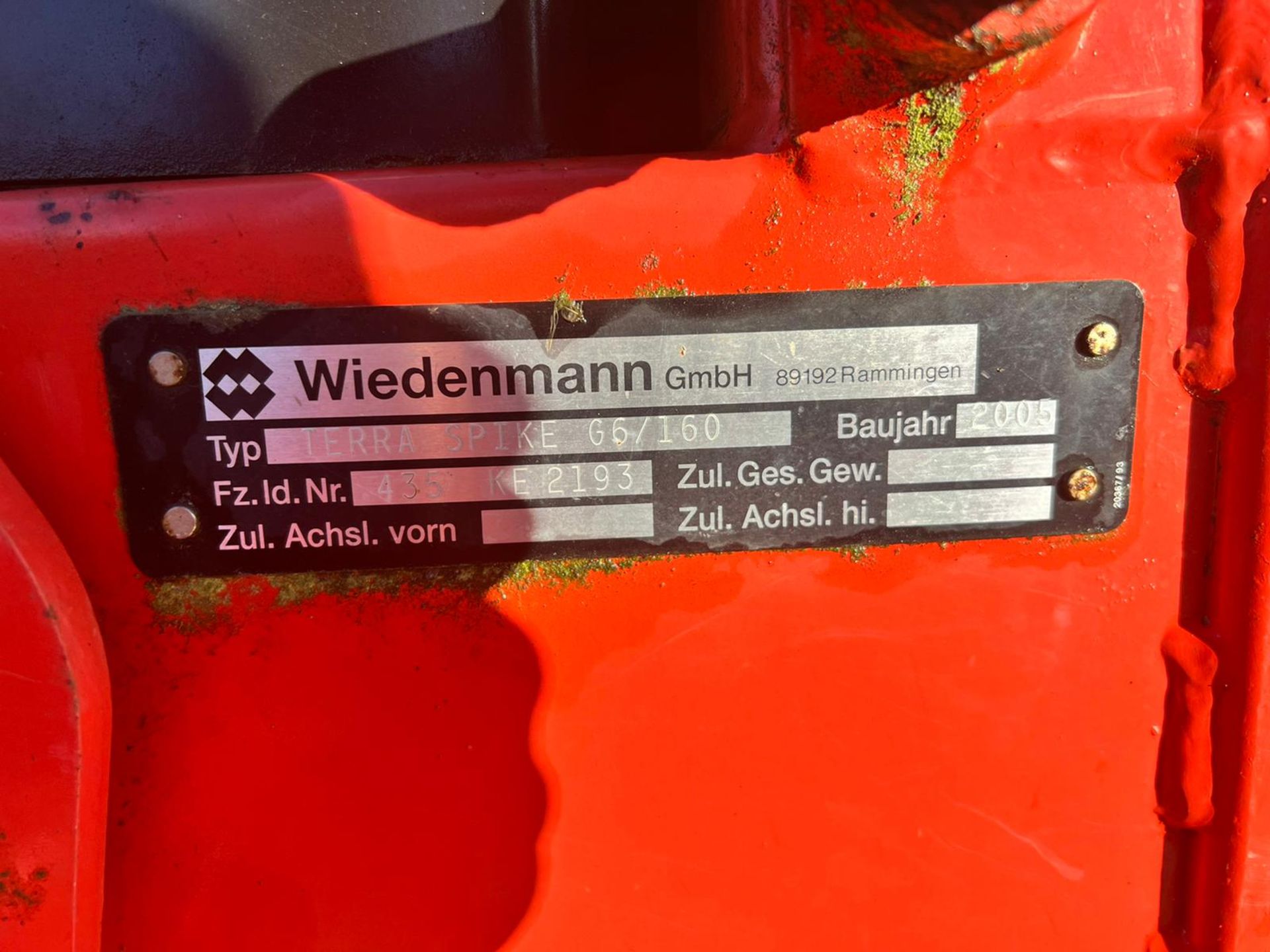 Weidemann Terra Spike G6/160 Aerator, 1.6 Metre Working Width, PTO Driven *PLUS VAT* - Image 10 of 10