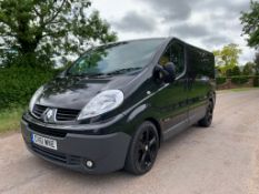 2012/61RENAULT TRAFIC SL27 DCI BLACK PANEL VAN, FULL SERVICE HISTORY *NO VAT*