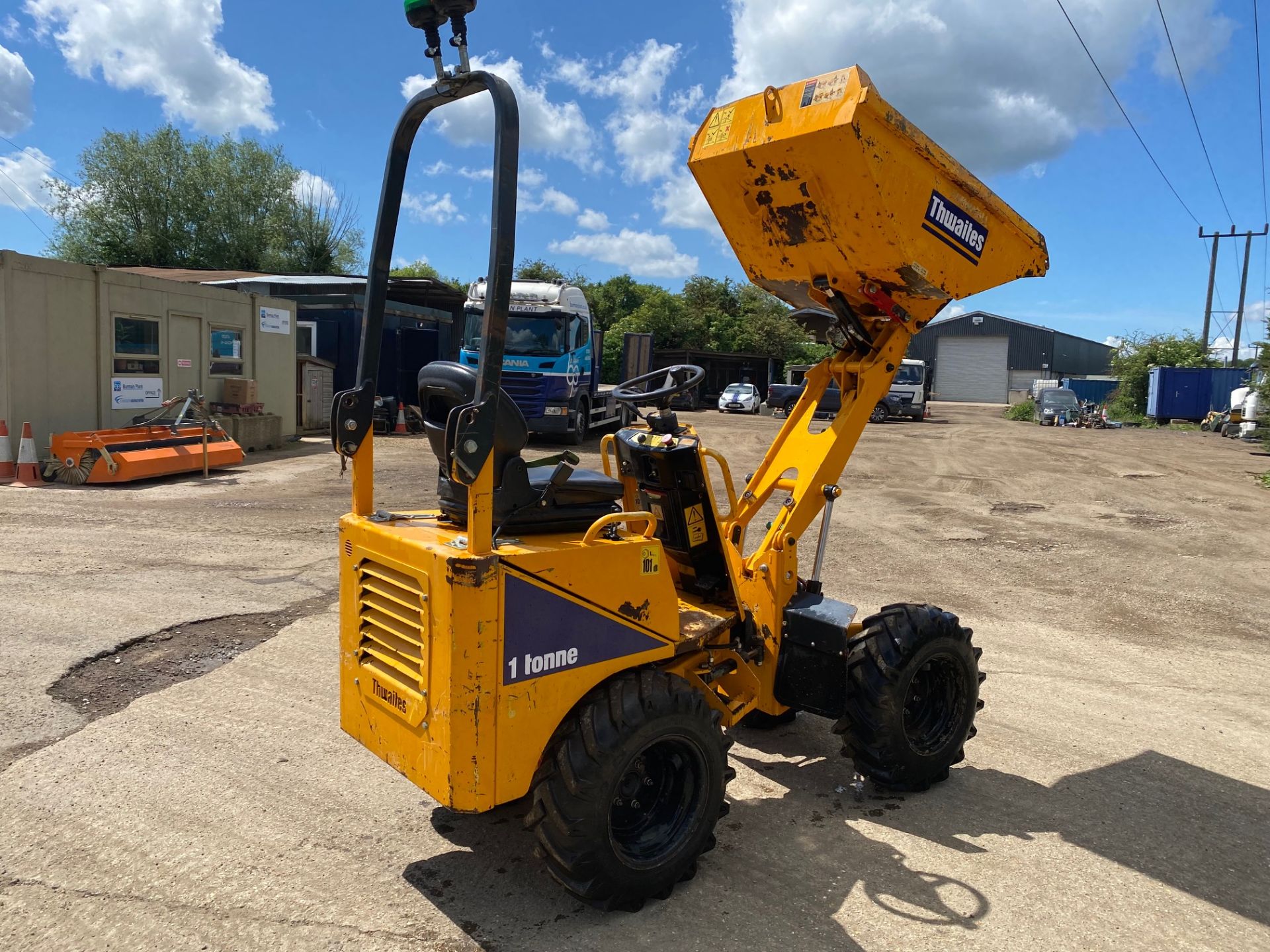 2015 THWAITES 1 TON HIGH TIP DUMPER, 1225 HOURS, IN PERFECT WORKING ORDER *PLUS VAT* - Image 3 of 14