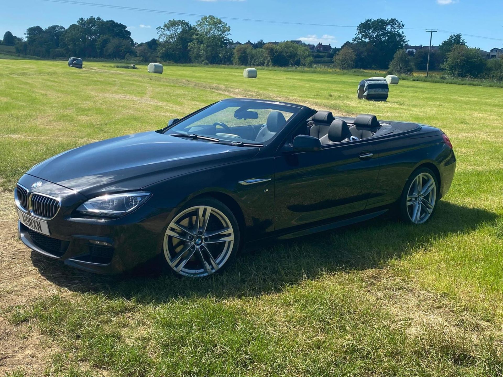 2014/14 REG BMW 640D M SPORT AUTOMATIC 3.0 DIESEL BLACK CONVERTIBLE Remapped 380BHP *NO VAT*