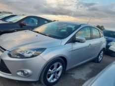 2013 FORD FOCUS ZETEC TDCI SILVER HATCHBACK, 130K MILES, 1.6 DIESEL *NO VAT*