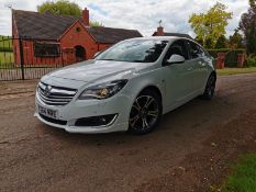 2014/64 VAUXHALL INSIGNIA LTD ED CDTI ECO S/S WHITE HATCHBACK, 67,223 MILES *NO VAT*