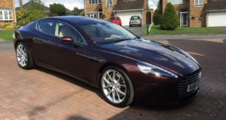2015 ASTON MARTIN RAPIDE S V12 AUTO RED HATCHBACK, 15400 MILES, SHOWROOM CONDITION