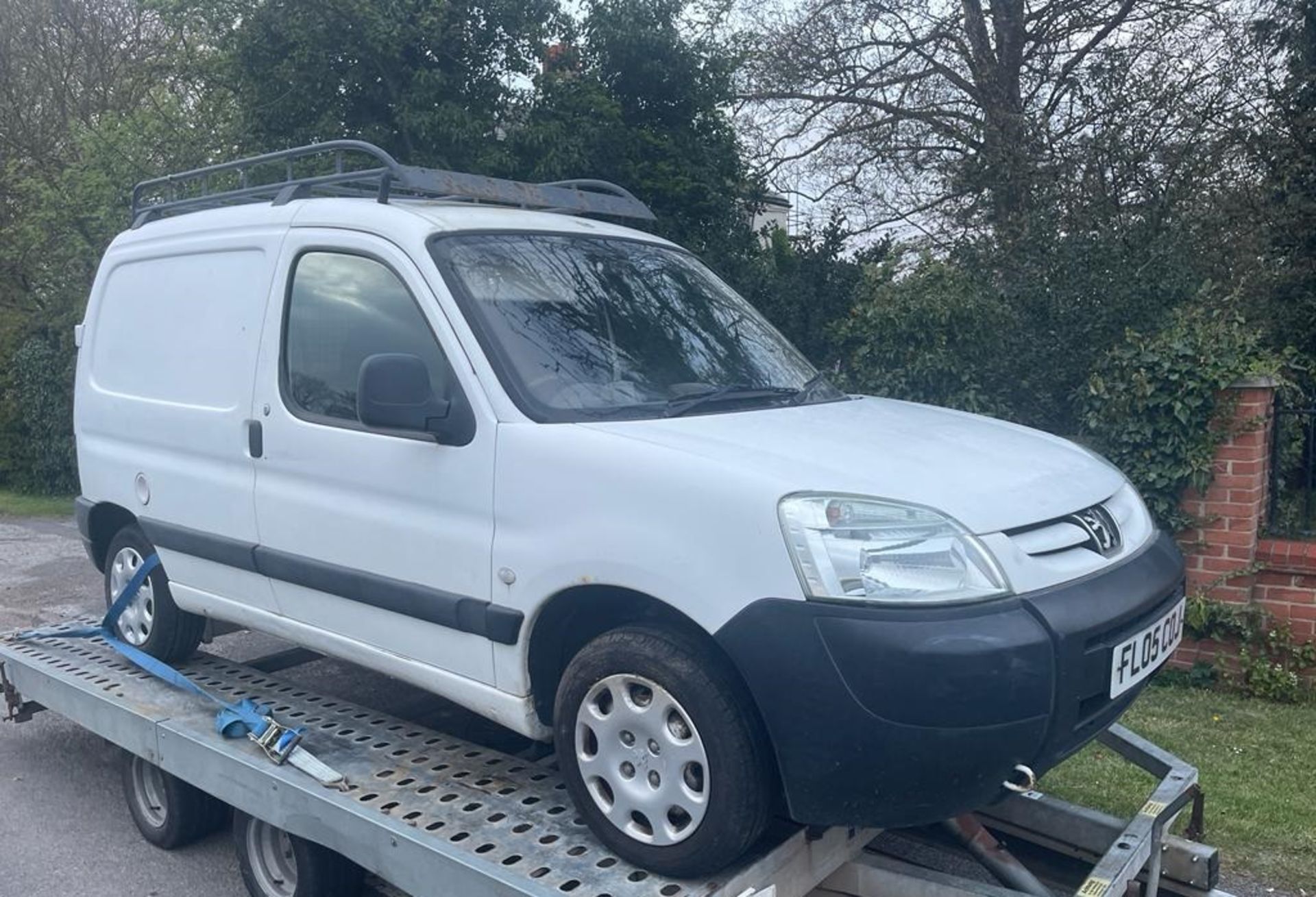 2005 PEUGEOT PARTNER 800 LX WHITE PANEL VAN, 216,772 MILES *NO VAT* - Image 2 of 9