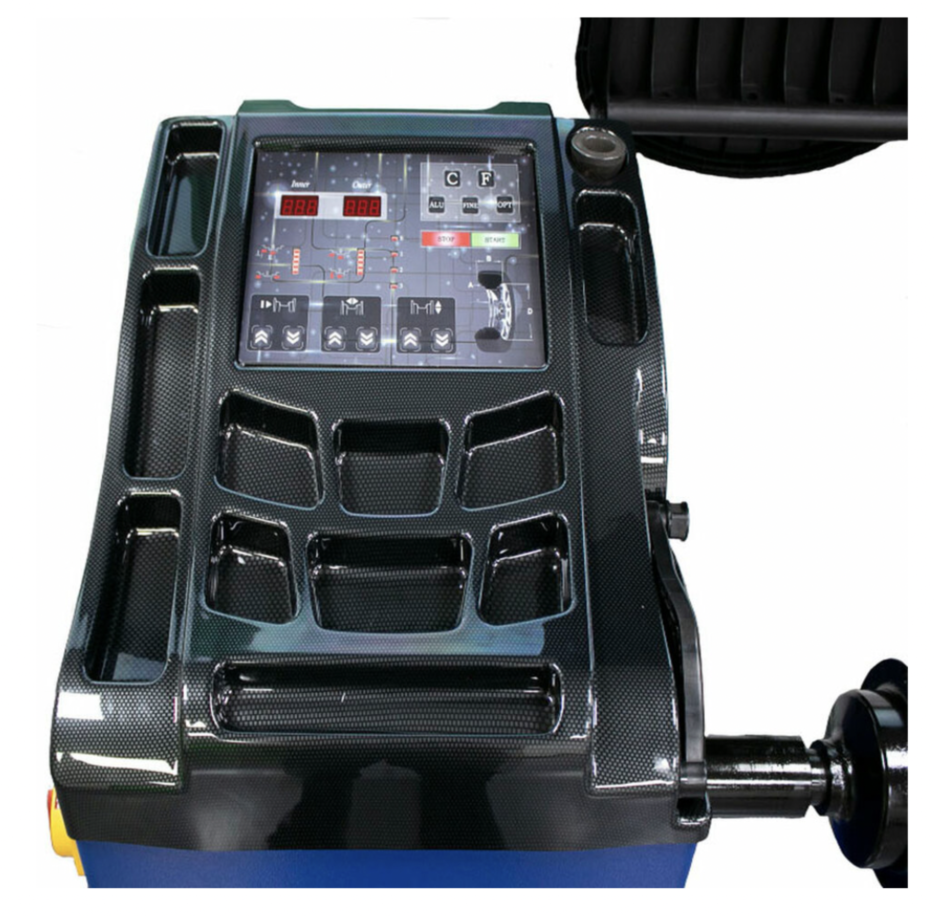 MC - NEW ! ECOTEK WHEEL BALANCER - Image 3 of 9