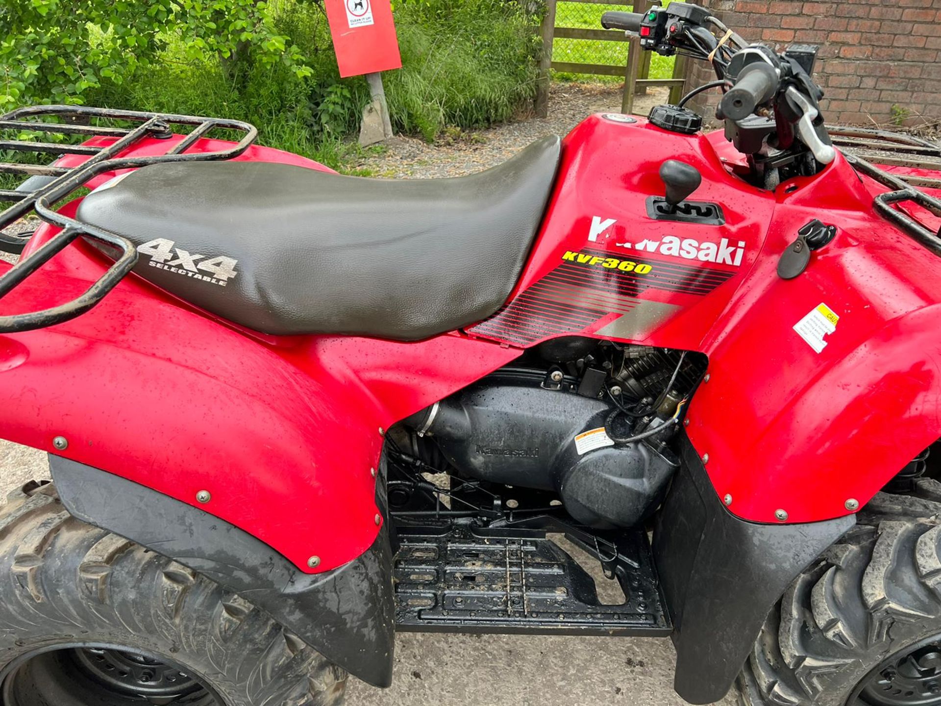 Kawasaki KVF360 4WD Farm Quad Bike, Runs And Drives *PLUS VAT* - Image 10 of 16