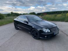 2009 MERCEDES CLK320 CDI SPORT AUTO BLACK COUPE *NO VAT*