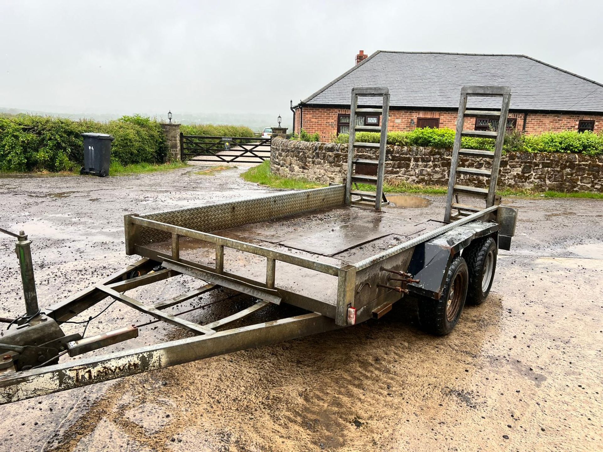 Indespension 3.5 Ton Twin Axle Plant Trailer Tows Well Jockey Wheel *PLUS VAT* - Image 6 of 12