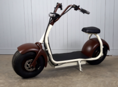 BRAND NEW The No Road One by TUBBY TYRE SCOOTER, BROWN/CREAM *NO VAT*