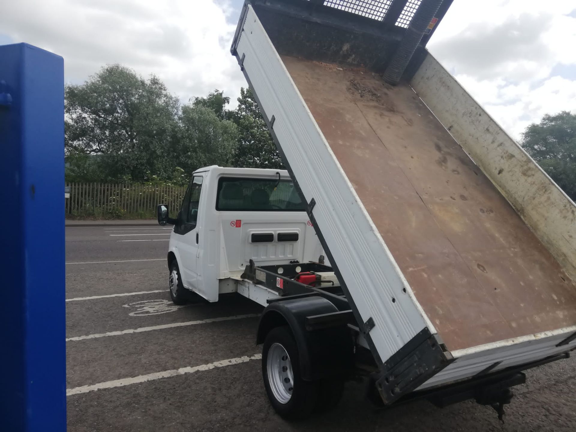 2012/62 FORD TRANSIT 100 T350 RWD WHITE TIPPER *PLUS VAT* - Image 6 of 8